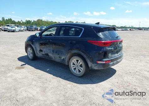 2017 Kia Sportage Lx from USA, damaged, VIN KNDPMCAC2H7116493